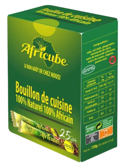 BOUILLON DE CUISINE AFRICUBE (BOÎTE DE 25 STICKS) – Image 2